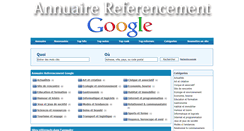 Desktop Screenshot of annuaire-referencement-google.com