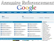 Tablet Screenshot of annuaire-referencement-google.com